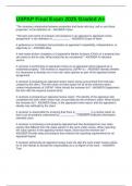 USPAP Final Exam 2025 Graded A&plus;