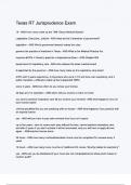 Texas RT Jurisprudence Exam &lpar;2024&sol; 2025&rpar; Questions and Answers &vert;100&percnt; Verified Correct Answers &vert; complete solution &vert; Grade A&plus; &vert; Latest update
