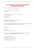 ATI RN MEDICAL-SURGICAL PROCTORED 2025 QUESTION AND ANSWERS