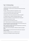 Test 1 CS School Navy &lpar;2024&sol; 2025&rpar; Questions and Answers &vert;100&percnt; Verified Correct Answers &vert; complete solution &vert; Grade A&plus; &vert; Latest update