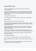 Navy START Guide &lpar;2024&sol; 2025&rpar; Questions and Answers &vert;100&percnt; Verified Correct Answers &vert; complete solution &vert; Grade A&plus; &vert; Latest update