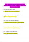 AHIP General Compliance Questions and Answers &vert; Latest Version &vert; 2024&sol;2025  &vert; Correct & Verified