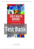 Child Health Nursing 3rd Updated Edition Ball Test Bank &lpar;2024&rpar;