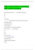 HSCC Study Guide 2 Questions with Correct Answers 