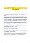 SPMT 262 bundled exam 100&percnt; verified&period;