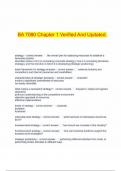 BA 7080 Chapter 1 Verified And Updated&period;