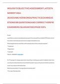 WGU D075 OBJECTIVE ASSESSMENT LATESTAND BEST 2024-2025 EXAM 2 VERSIONS & PRACTICE EXAM QUESTIONS 500 QUESTIONS AND CORRECT VERIFIED ANSWERS &sol; QUARANTEED PASS 100&percnt;