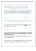 ATI RN CONCEPT BASED ASSESSMENT LEVEL 1 PROCTORED EXAM 2024-2025 ALL 120 QUESTIONS AND CORRECT DETAILED ANSWERWERS WITH EXPLANATIONS&sol;&sol;ALREADY GRADED A&plus; 