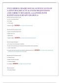 FTCE MIDDLE GRADES SOCIAL-SCIENCE 5-9 EXAM  LATEST 2024-2025 ACTUAL EXAM 200 QUESTIONS  AND CORRECT DETAILED ANSWERWERS WITH RATIONALES&vert;ALREADY GRADED A&plus; 