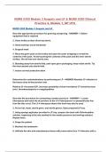 NURS 5355 Module 3 Asepsis and LP & NURS 5355 Clinical Practice 2&comma; Module 1&comma; NP UTA 