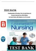 Complete Test Bank - Fundamentals of Nursing&colon; The Art and Science of Person-Centered Care 10th Edition - Taylor&comma; Lynn & Bartlett&comma; All 47 Chapters Covered