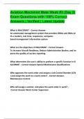 Navy Aviation Machinist Mate Bundled Exams 2024&sol;2025 with complete solutions