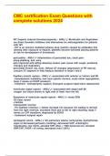CMC certification Exam Questions with complete solutions 2024&period;