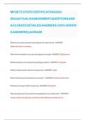 MPOETC STATE CERTIFICATION 2023-2024 ACTUAL EXAM 300 BEST QUESTIONS AND ACCURATE DETAILED ANSWERS &lpar;100&percnt; VERIFIED ANSWERS&rpar; &vert;AGRADE