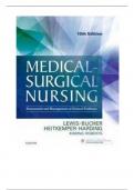 Test Bank for Medical Surgical Nursing  all chapters / all pages