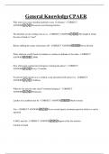 General Knowledge CPAER