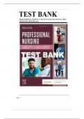 Test Bank for Professional Nursing 10th Edition By Black Isbn No&colon; 9780323830010&comma; All Chapters