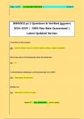 BNNS502 pt 2 Questions & Verified Answers 2024-2025 &vert; 100&percnt; Pass Rate Guaranteed &vert;  Latest Updated Version