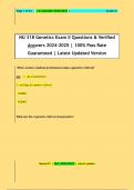 NU 318 Genetics Exam II Questions & Verified  Answers 2024-2025 &vert; 100&percnt; Pass Rate  Guaranteed &vert; Latest Updated Version