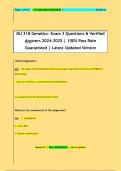 NU 318 Genetics- Exam 3 Questions & Verified  Answers 2024-2025 &vert; 100&percnt; Pass Rate  Guaranteed &vert; Latest Updated Version