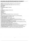 HOSA BOWL-HOSA RELATED TEST BANK FULLY SOLVED -4