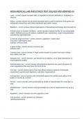 HOSA MEDICAL LAW AND ETHICS TEST SOLVED AND VERIFIED -5