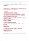 NUR 2115 ACTUAL EXAM LATEST 2024&sol;2025 WITH QUESTIONS AND VERIFIED CORRECT ANSWERS&sol; ALREADY GRADED A&plus;&plus;