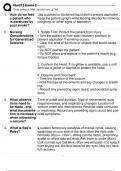 NEWEST 2024-2025 NUR213 ACTUAL  EXAM 1-3 WITH COMPLETE QUESTIONS AND ANSWERS 100&percnt; RATED CORRECT &vert;GUARANTEED TO PASS&excl;&excl;