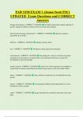 FAD 3220 EXAM 1 &lpar;Jenna Scott FSU&rpar; UPDATED Exam Questions and CORRECT  Answers