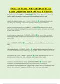 FAD3220  Bundled Exam Questions and CORRECT Answers