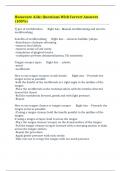 Homecare Aids&colon; Questions With Correct Answers &lpar;100&percnt;&rpar;
