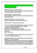 MIP Exam Test 1 With 100&percnt; Correct And Verified Answers