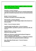  AKA MIP Exam Test 1 With 100&percnt; Correct And Verified Answers