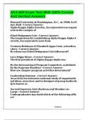 AKA MIP Exam Test 2024-2025 With 100&percnt; Correct And Verified Answers