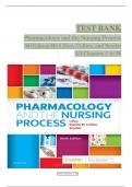 Pharmacology and the Nursing Process&comma; 9th Edition by Linda Lane Lilley TEST BANK