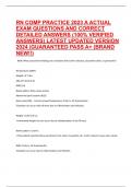 RN Comp Practice 2023 A