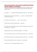 MCTI AUTO TECH - CH 1 STUDY GUIDE QUESTIONS WITH CORRECT ANSWERS&excl;&excl;