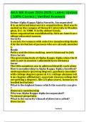 AKA ME Exam 2024-2025 &vert; Latest Update &vert; 100&percnt; Correct &vert; Verified Answers