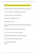 WGU D427 Data Management Applications Exam Graded A&plus;