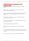HIMS 5535 Exam 2 Questions and answers 2025