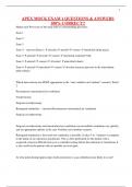 APEX MOCK EXAM 1 QUESTIONS & ANSWERS 100&percnt; CORRECT&excl;&excl;