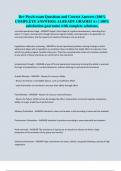 Dev Psych exam Questions and Correct Answers &lpar;100&percnt; COMPLETE ANSWERS&rpar; ALREADY GRADED A&plus; &vert; 100&percnt; satisfaction guarantee with complete solutions&comma;