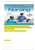 Test Bank for FundamentalsofNursing The Art andScienceofPerson-CenteredCare10thEdition By Carol RTaylor&semi;PamelaLynn&semi; JenniferBartlett&lpar;2023&sol;2024&rpar;&vert; 9781975168155&vert; Chapter 1-47&vert; CompleteQuestions andVerifiedAnswersA&plus;