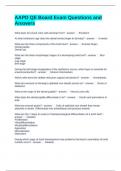 AAPD QE Board Exam Questions and Answers