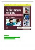 Test bank for professional nursing 10th  edition2024&sol; 2024 all chapters updated&period;
