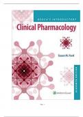 Test Bank Complete for Roach&rsquo;s Introductory Clinical Pharmacology 11th Edition 2024&sol;25 Update With Complete Solution&period;
