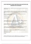 JOINT FIREPOWER COURSE &lpar;MIDTERM EXAM QUESTIONS AND ANSWERS WITH RATIONALE