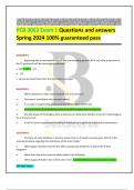 PCB 3063 Exam 1 PCB 3063 Exam 1 Questions and answers Spring 2024 100&percnt; guaranteed pass
