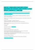NUR 513 &ndash; &lpar;2025&rpar; WEEK 6 QUIZ WITH ACTUAL QUESTIONS AND ANSWERS &vert;100&percnt; VERIFIED &vert; LATEST UPDATE &vert; GRADED A&plus; &vert; 100&percnt; PASS