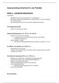 Samenvatting Strafrecht in de Praktijk &lpar;SIP&rpar; Jaar 3 semester 1 bachelor Rechtsgeleerdheid Tilburg University